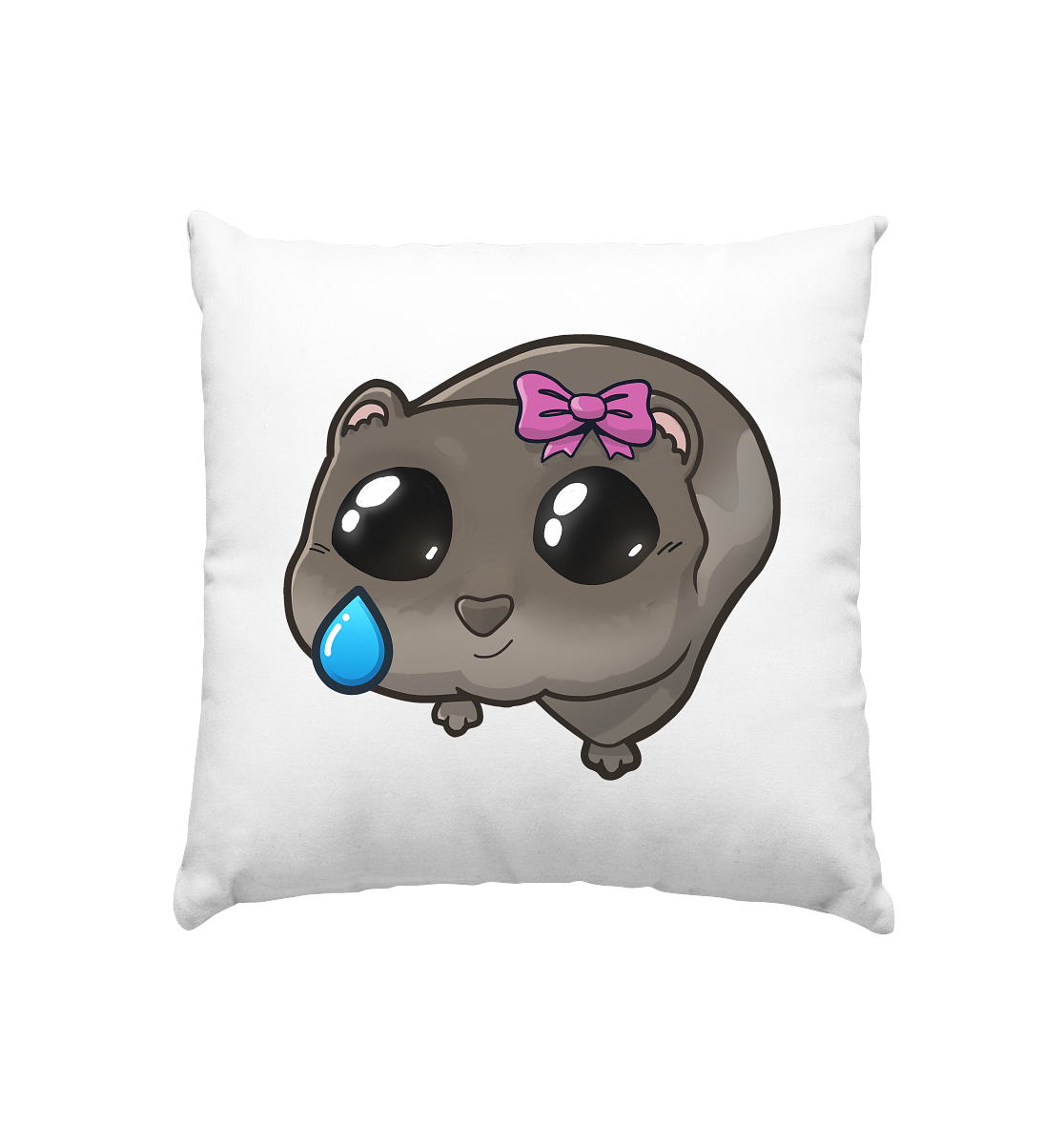 Sad Hamsti - Kissen 40x40cm