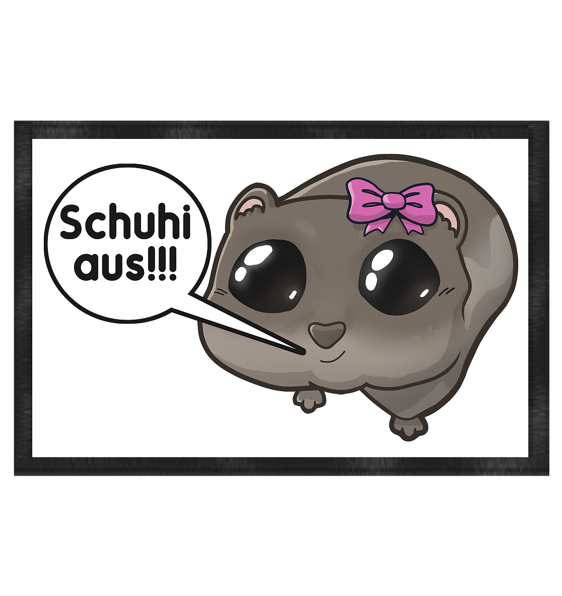 Schuhi aus - Fußmatte 60x40cm